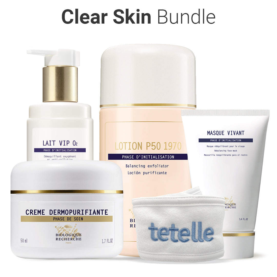 Featrued Product image appearing inside mega menu imgae detail: Clear Skin Bundle