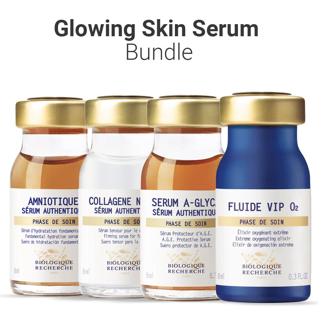 Featrued Product image appearing inside mega menu imgae detail: Glowing Skin Serum Bundle