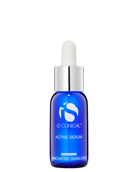 Featrued Product image appearing inside mega menu imgae detail: iS Clinical Active Serum - KarinaNYC Skin and Lash Clinics